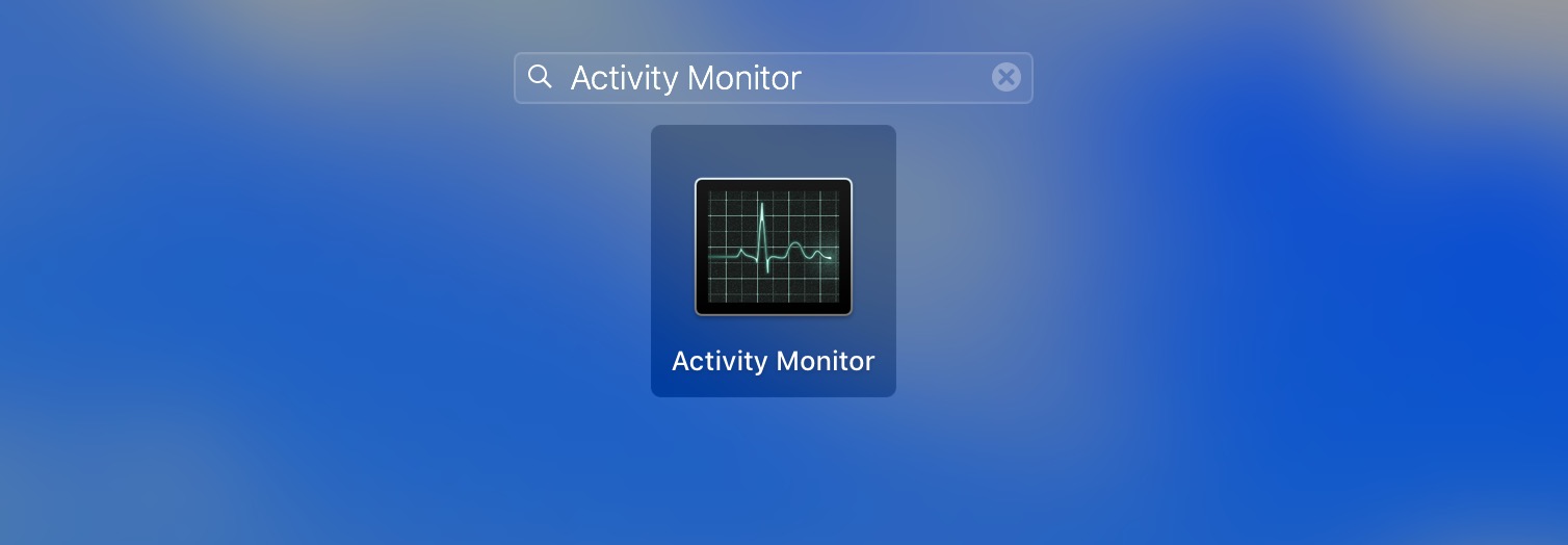 Или вы можете сэкономить немного работы и открыть приложение Activity Monitor